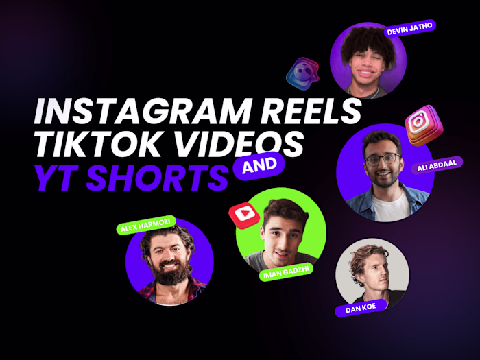 Viral & Trendy Instagram Reels, Tiktok Videos, YouTube Shorts