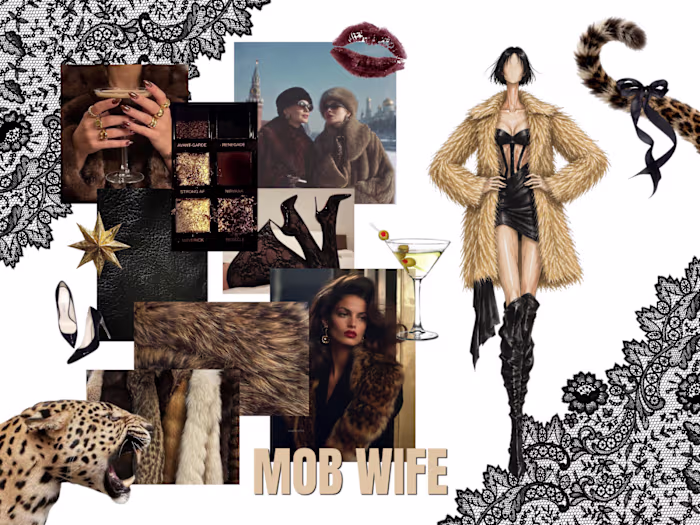 MOB WIFE Fashion Illustration