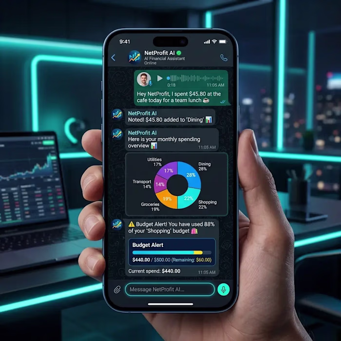 NetProfit AI — Elite WhatsApp