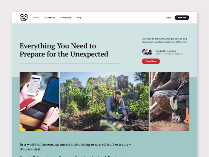 City Prepping — Website Redesign | WordPress + Elementor