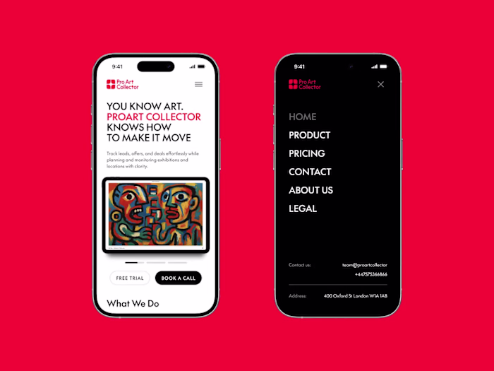 Pro Art Collector — Mobile
