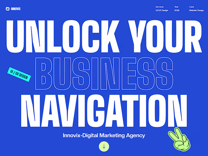 Creative Agency Website I Innovix I Ui Case Study