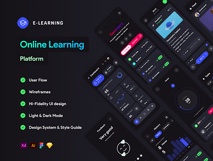 E-Learning Platform App Design on Behance