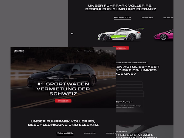 Website & SEO für Zenit Sport Cars