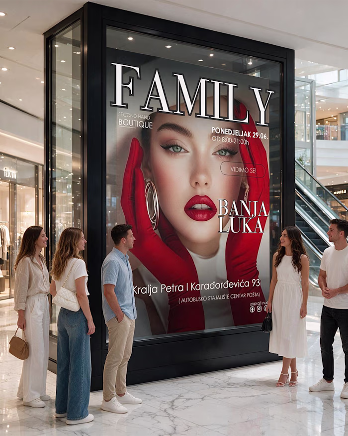 Retail Grand Opening Campaign for Family Boutique