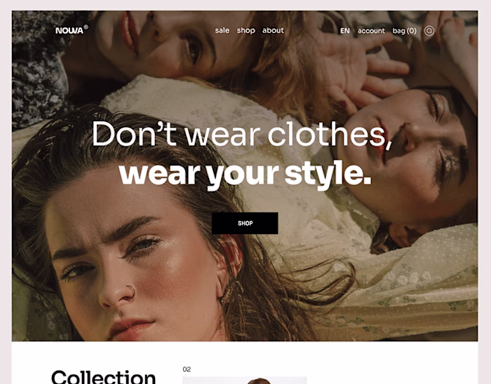 Nouva Fashion Website 