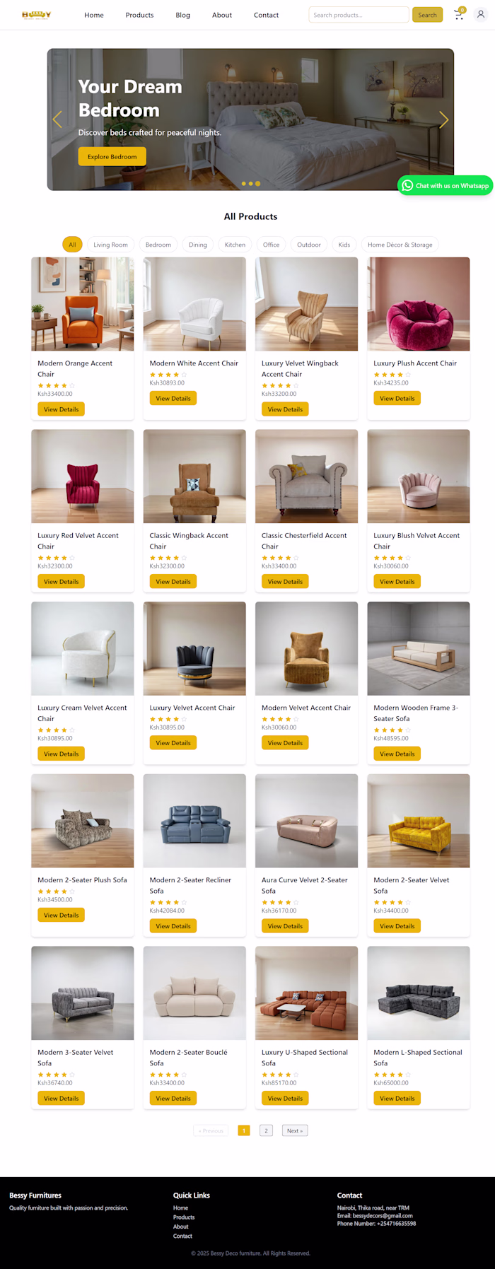 Bringing a furniture showroom experience