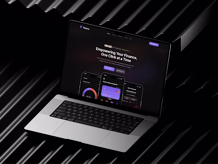 Finora - Finance App Landing