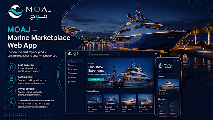 MOAJ — Marine Marketplace Web