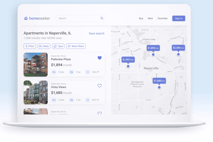 User-Friendly Real Estate Website for Homeseeker