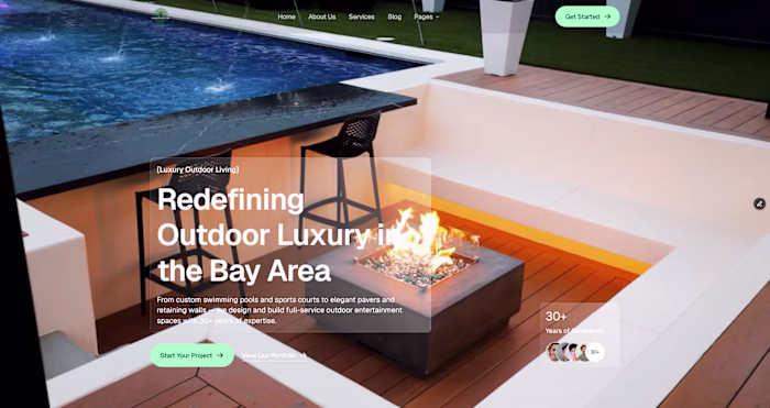 Hired to build an websit