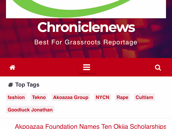 A blog website