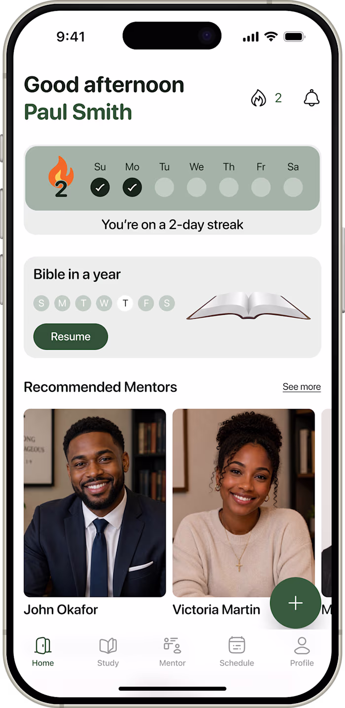 A Bible app I had