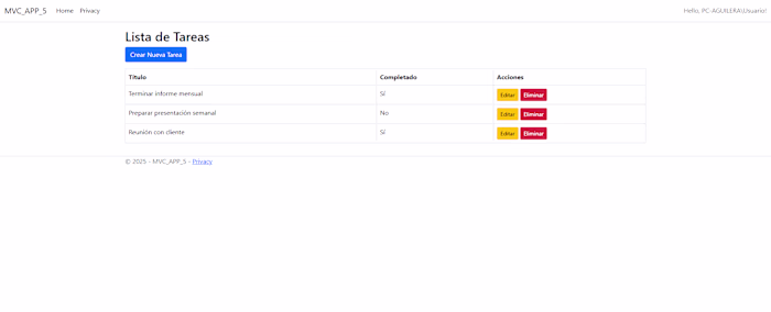 To-Do List App with ASP.NET MVC & Entity Framework