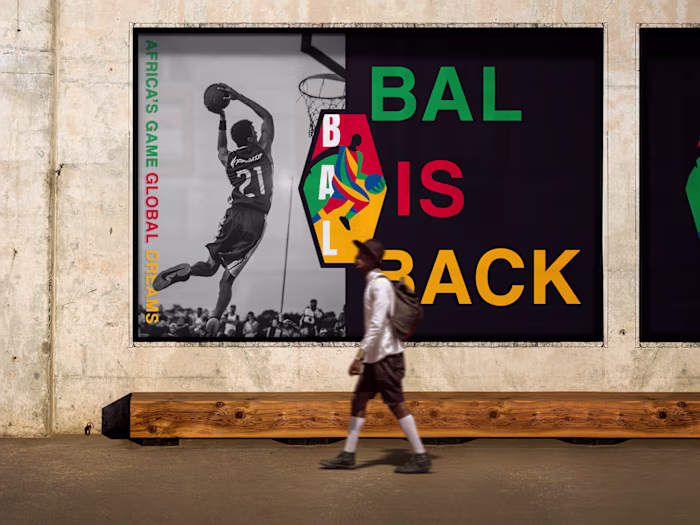 Basketball African League - Logo Design
