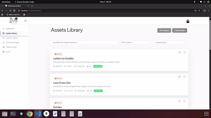MapongaStudio – Media Content Management