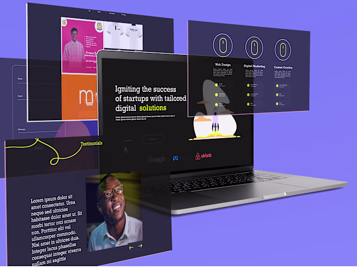 landing page