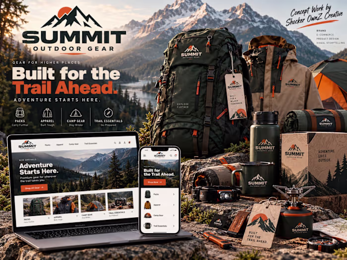 Summit — Outdoor Brand & Storefront Visual Concept