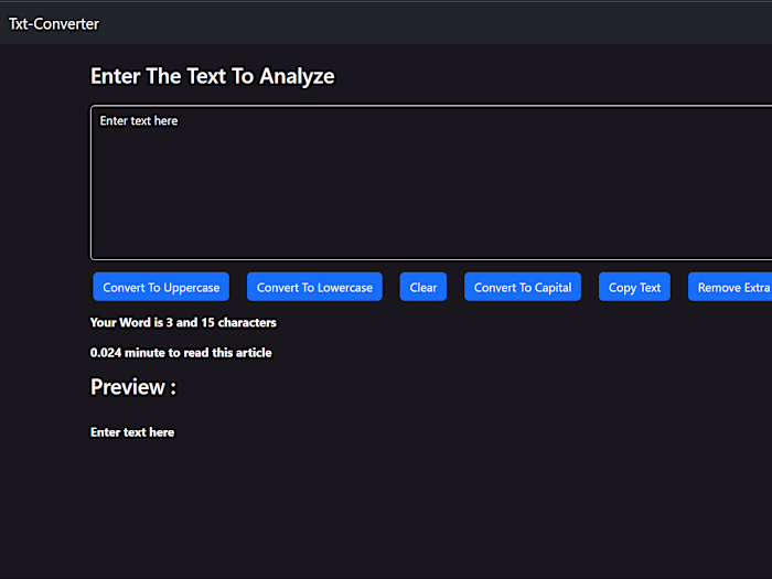 Txt Converter