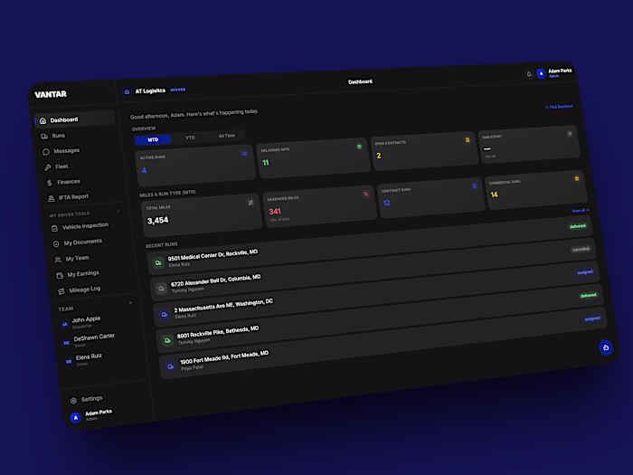 Vantar: a full-stack field operations PWA for a veteran-owned m…