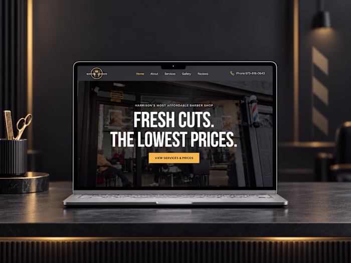 Heritage Clippers Landing Page Design