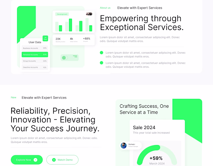 Saas Landing Page Desing