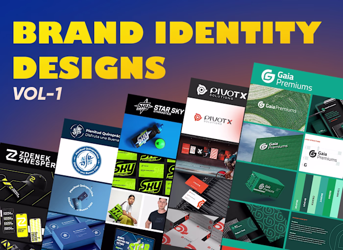 Brand Identity Portfolio A collection of Designed Logo & Bra...