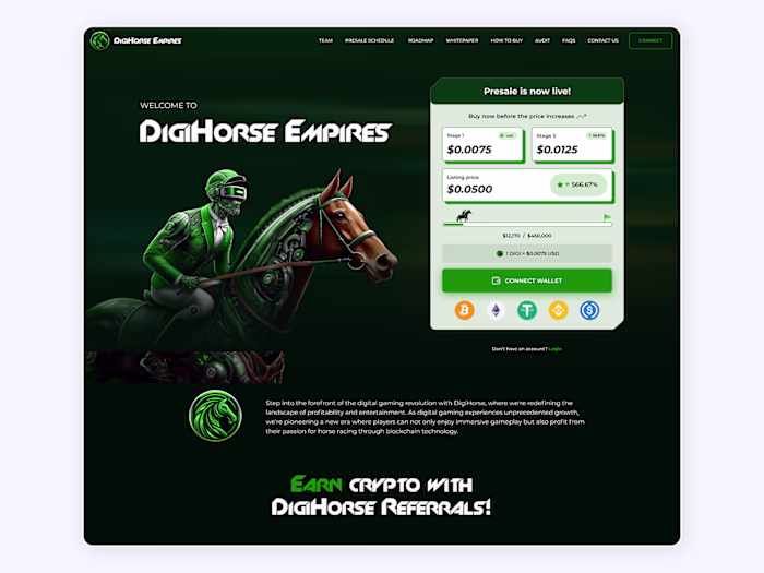 Enhance User Engagement with Web3 Gaming Landing Page Design