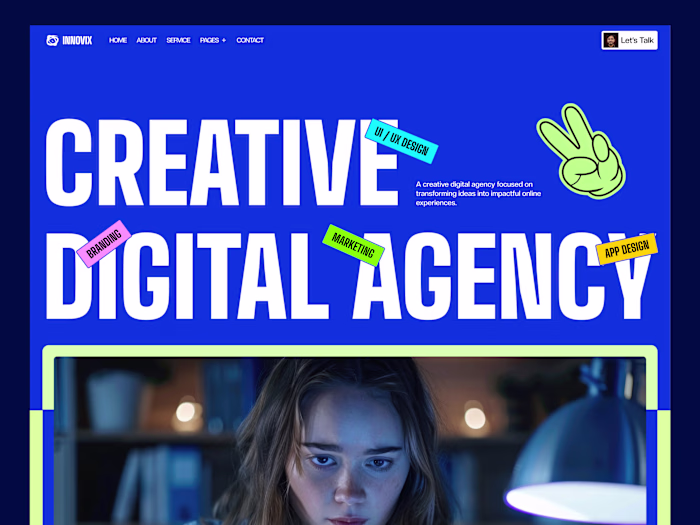 Creative Digital Agency — Bold & Playful Web Design