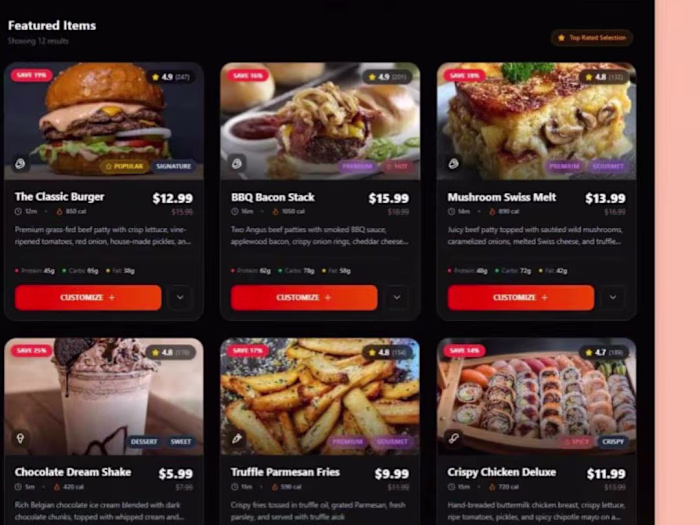 Created a full e-commerce website