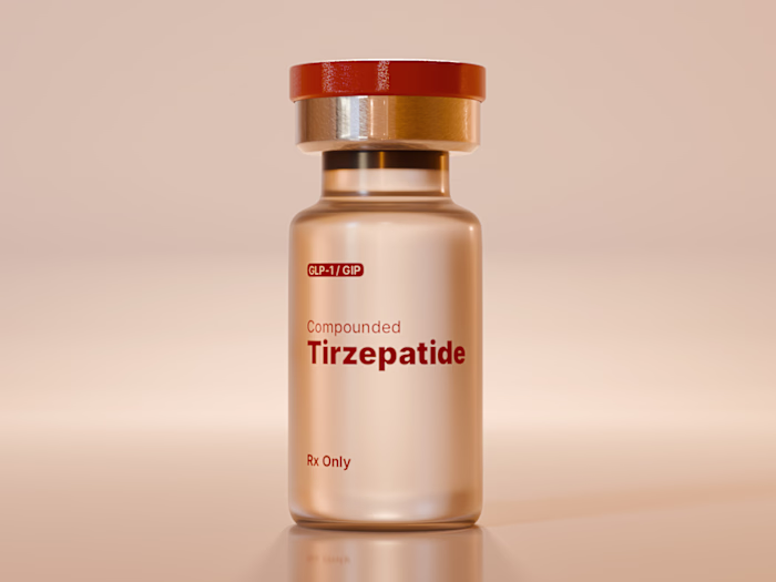 Photorealistic 3D Product Renders — Supplement Vials