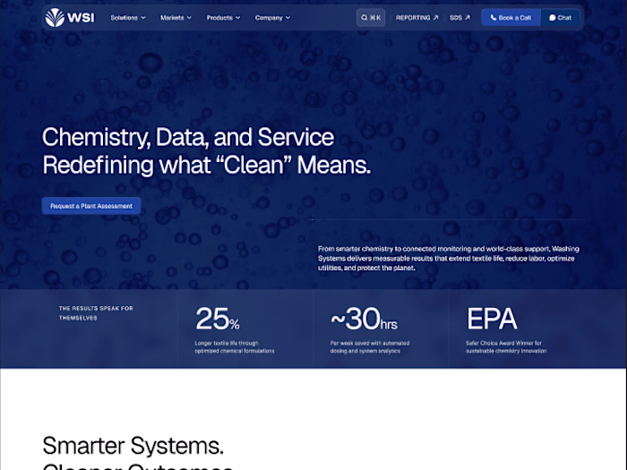 Washing Systems Website Development