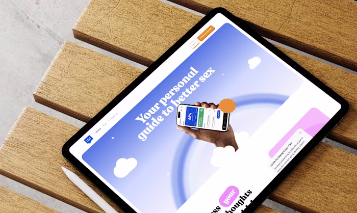Framer Website Development for Sexual Wellness Brand