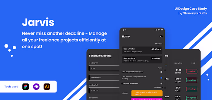 UI Design Case Study: Jarvis Project Management App