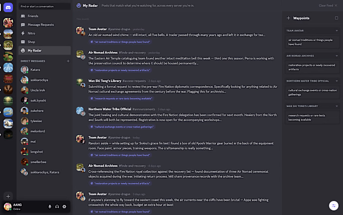 Discord Waypoints