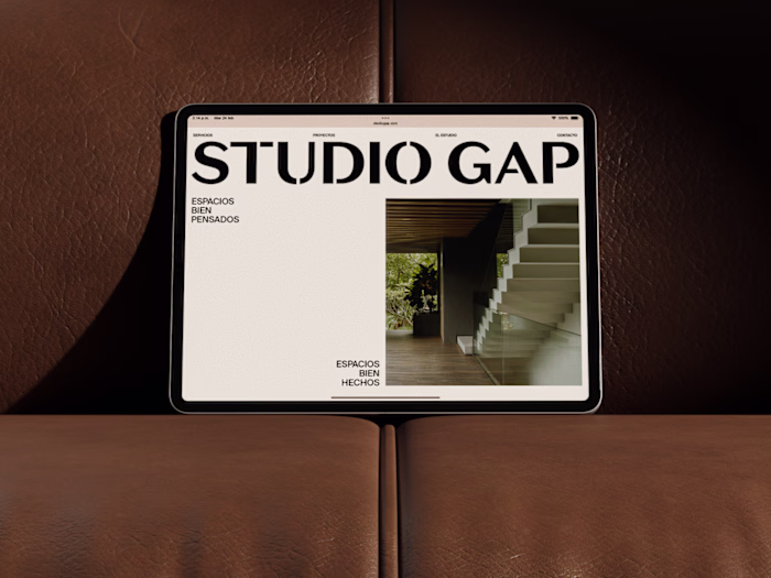 Studio Gap — Visual identity for interior design studio