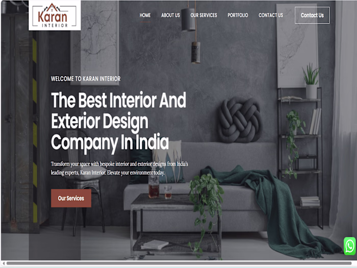 Karan Interior Website Design