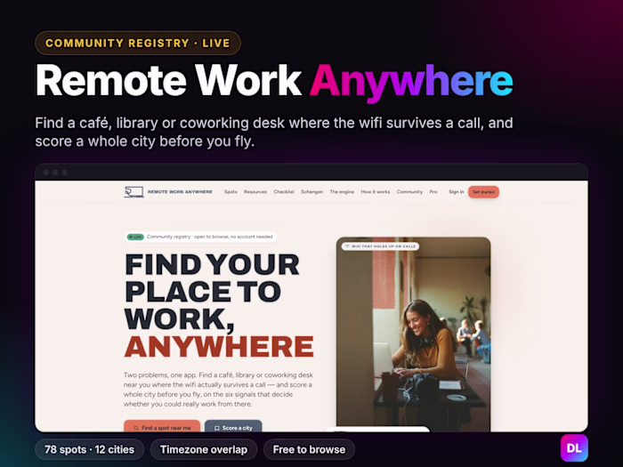 Remote Work Anywhere - Find