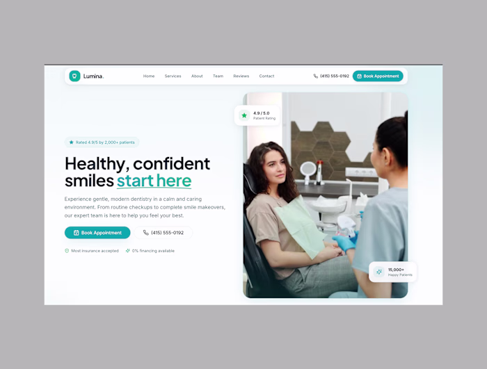 A demo website built for