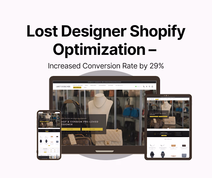 Lost Designer Shopify Optimization –