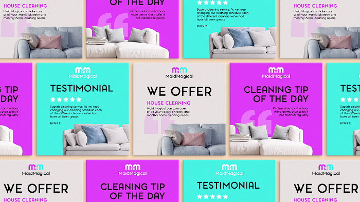 Maid Magical Social Media on Behance
