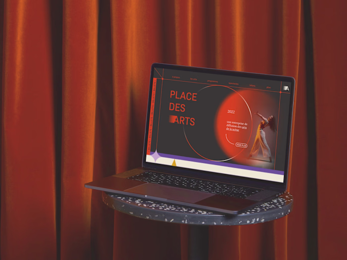 Place Des Arts  ●  Web and Visual Identity
