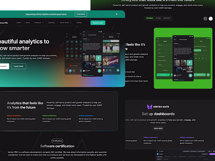 Vertex Website Development