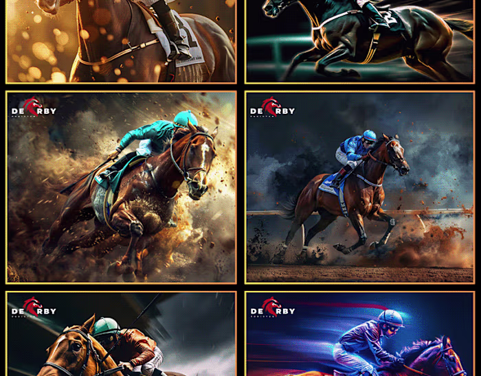 Derby Horse Racing (Social Media Campaign Design)