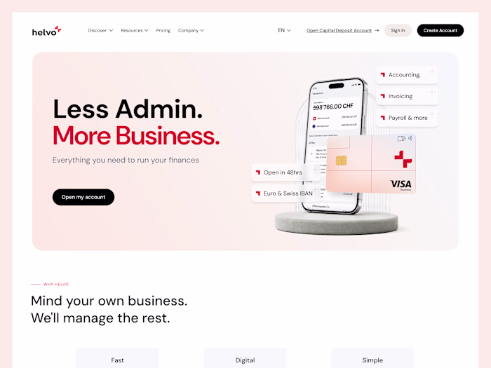Helvo - Swiss SME business finance