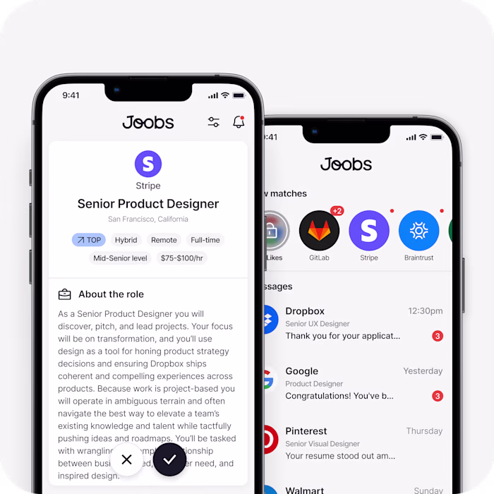 Joobs Mobile app