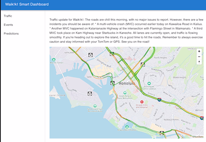 Waikiki Dashboard