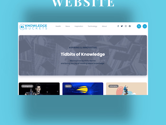 Case Study: KnowledgeBuckets.com - Building a Blogging website