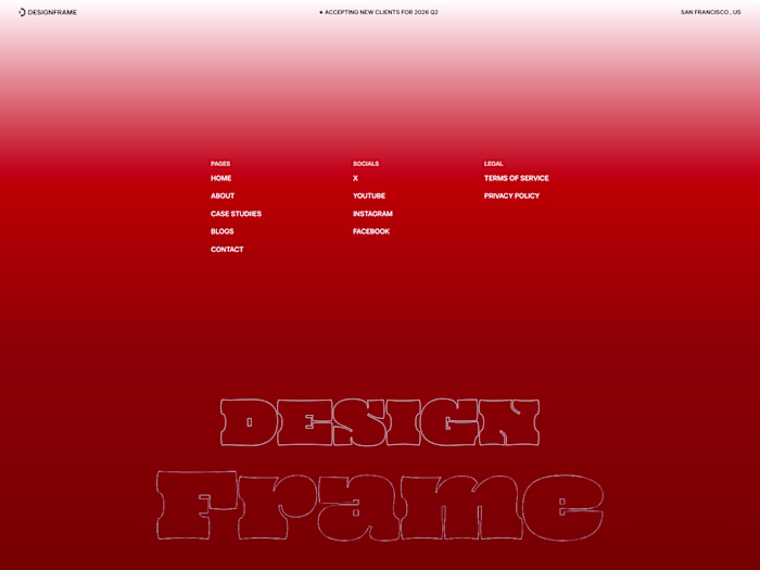 Footer Design Exploration