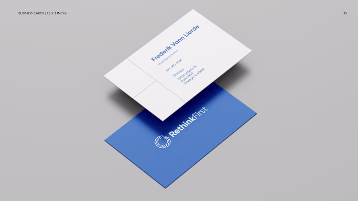 Rethink. Logo and brand identity